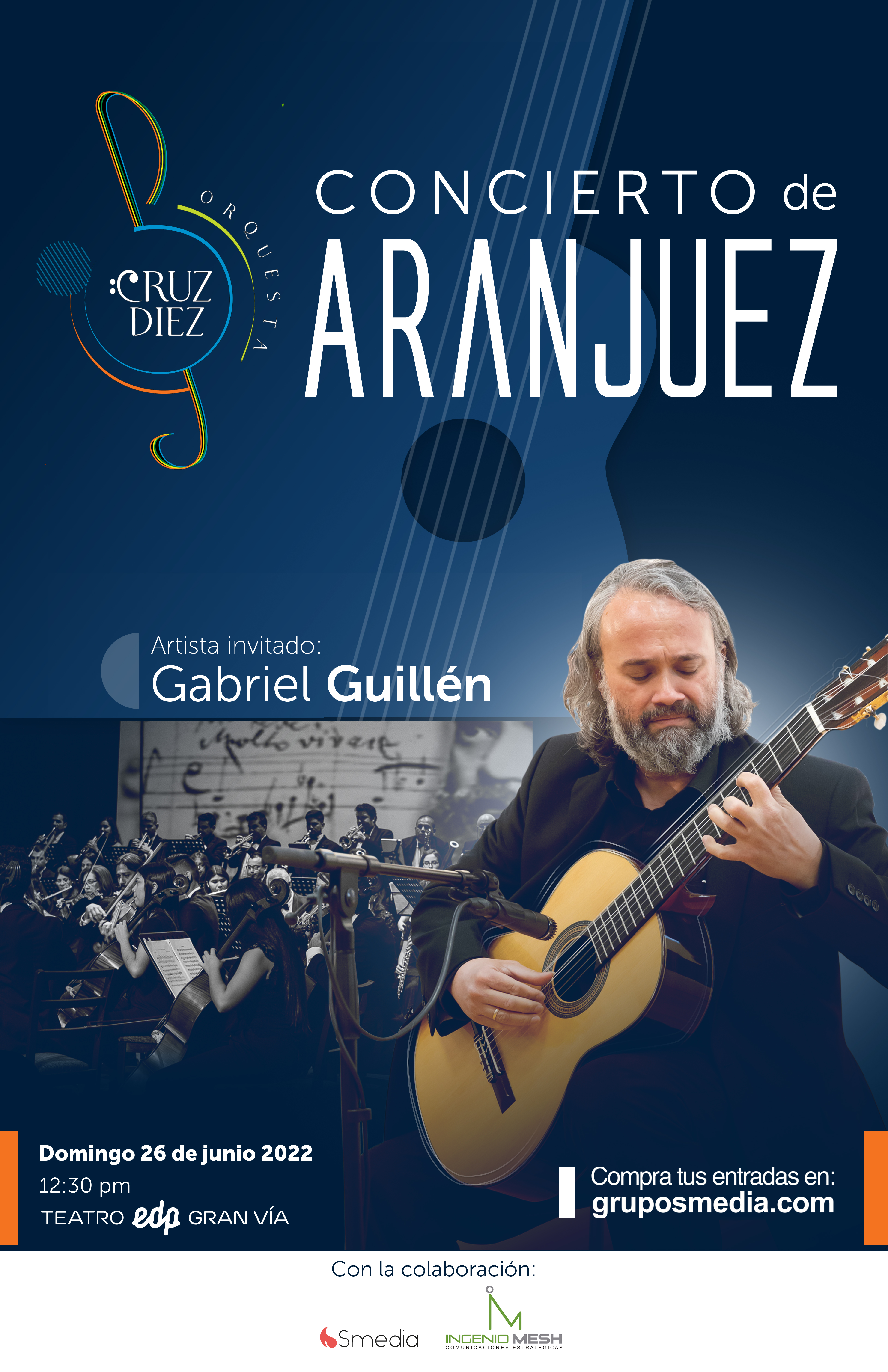Concierto de Aranjuez de la Orquesta Sinfónica Carlos Cruz Diez 